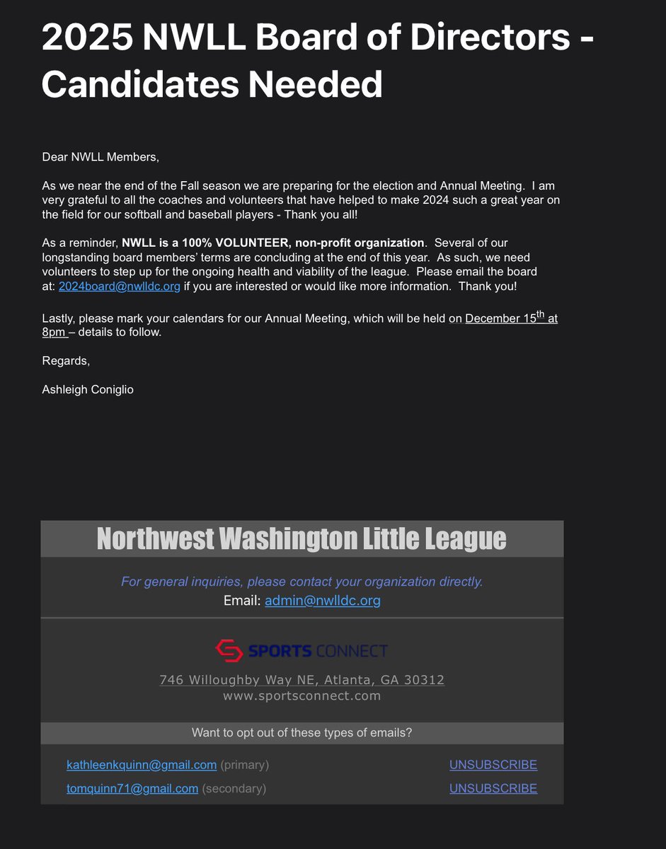 Calling all interested (potential) BOD members…