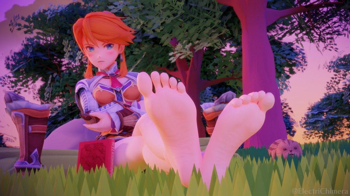 ElectriChimera's tweet photo. Very quick render of an Ys VIII favorite in anticipation of the upcoming Ys X English release! https://t.co/qGrfrpney1