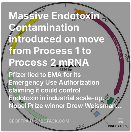 FluoridePoison's tweet image. More about Nobel Prize Winner and gang of 31 assistants Failure to prevent Endotoxin in Process 2 #poojabs 
geoffpain.substack.com/p/massive-endo…
@ChrisEd16512812 @scottish_vig @CanningPharm @Kevin_McKernan @JesslovesMJK @tatiann69922625 @OzHempRocks @ArbonUap