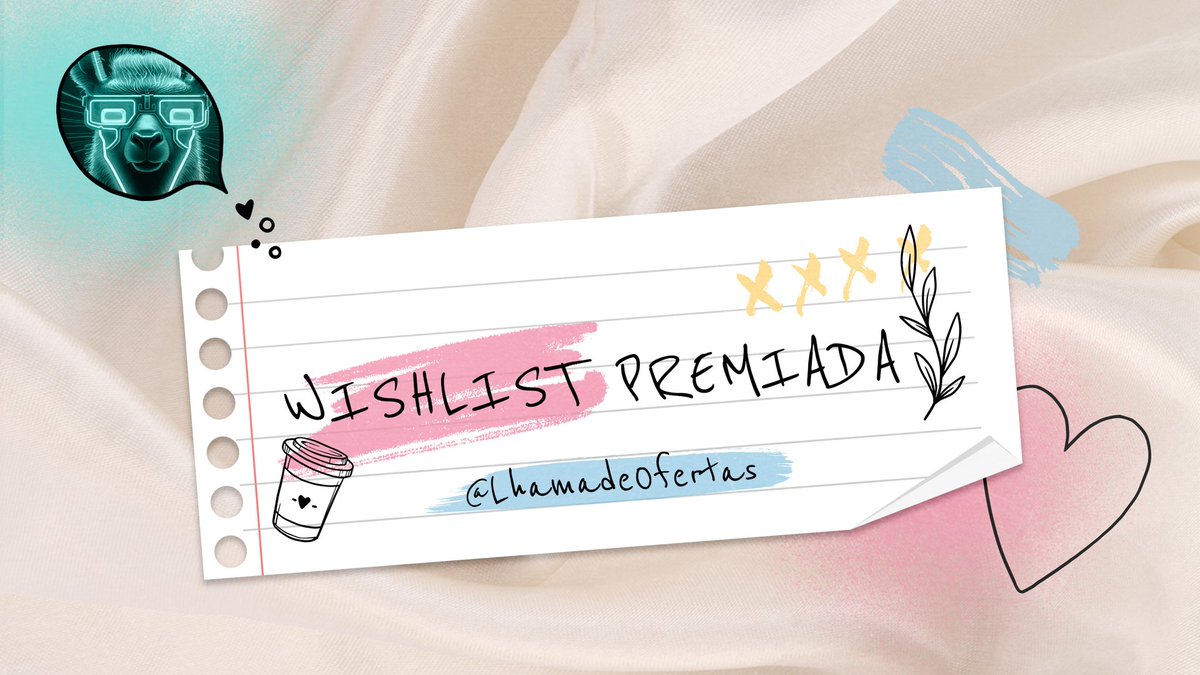 LhamadeOfertas's tweet image. ✨ Wishlist Premiada

📚 Valendo R$50 no pix ou mimo da Wishlist.

📌 Regras:
✅️Seguir @LhamadeOfertas
✅️ Dar RT aqui
✅️ Comentar que está participando
✅ Vencedor será escolhido entre os ativos da semana, vale RT, curtidas e comentários.

📅 Encerra: 27/10 às 23h:59.