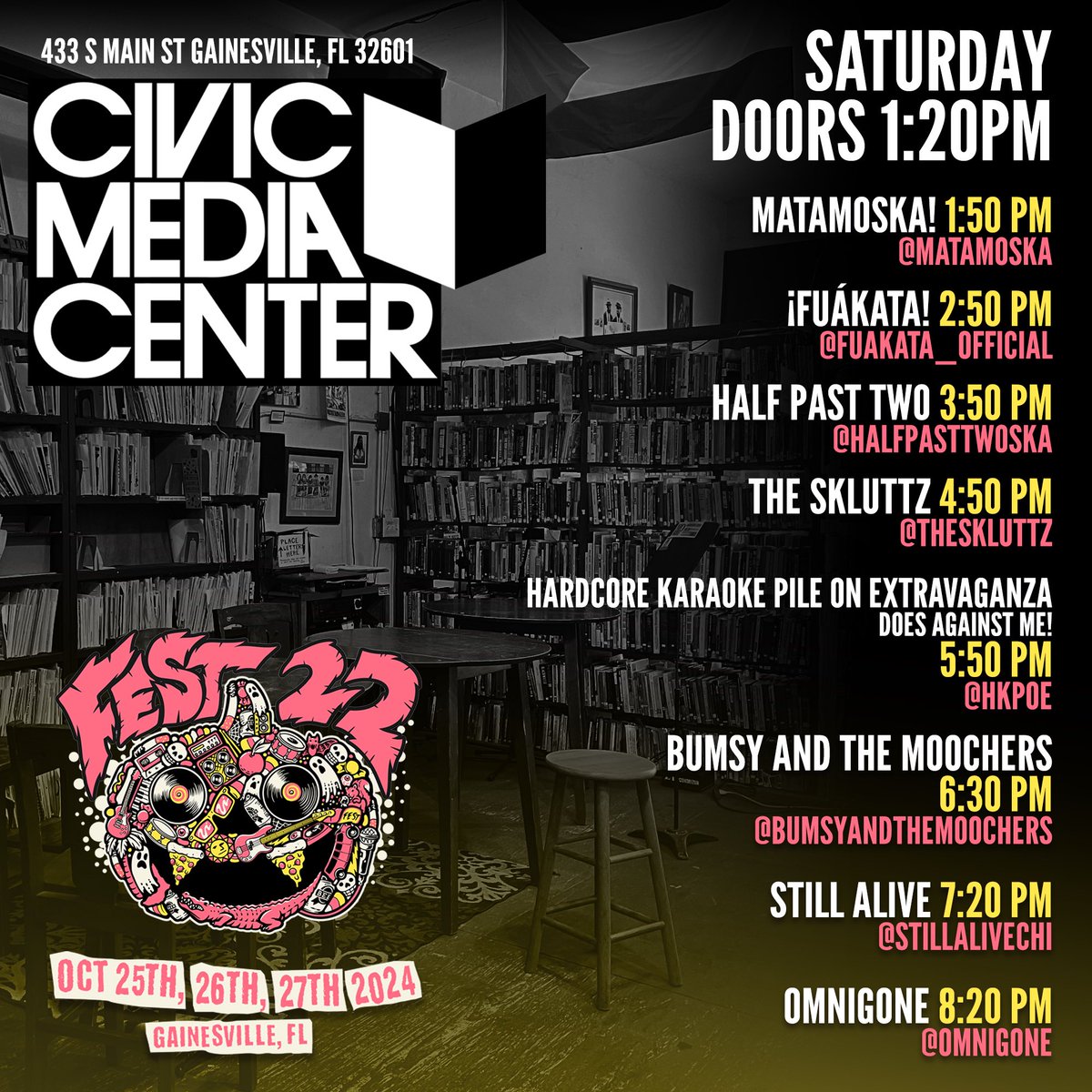 cmc_gainesville's tweet photo. We’re Festing! @thefestfl https://t.co/IFKqNT01Fr