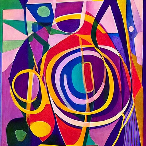 one_image_a_day's tweet image. #AbstractHarmony #CubistFusion #MusicalAbstraction