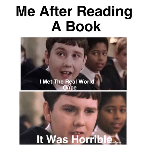 BookstrOfficial's tweet photo. Take us back!! 😭

[🤪 Meme Credits: Angwen, Pinterest]

#bookslump #bookish #readers https://t.co/rmGzVcCoEC