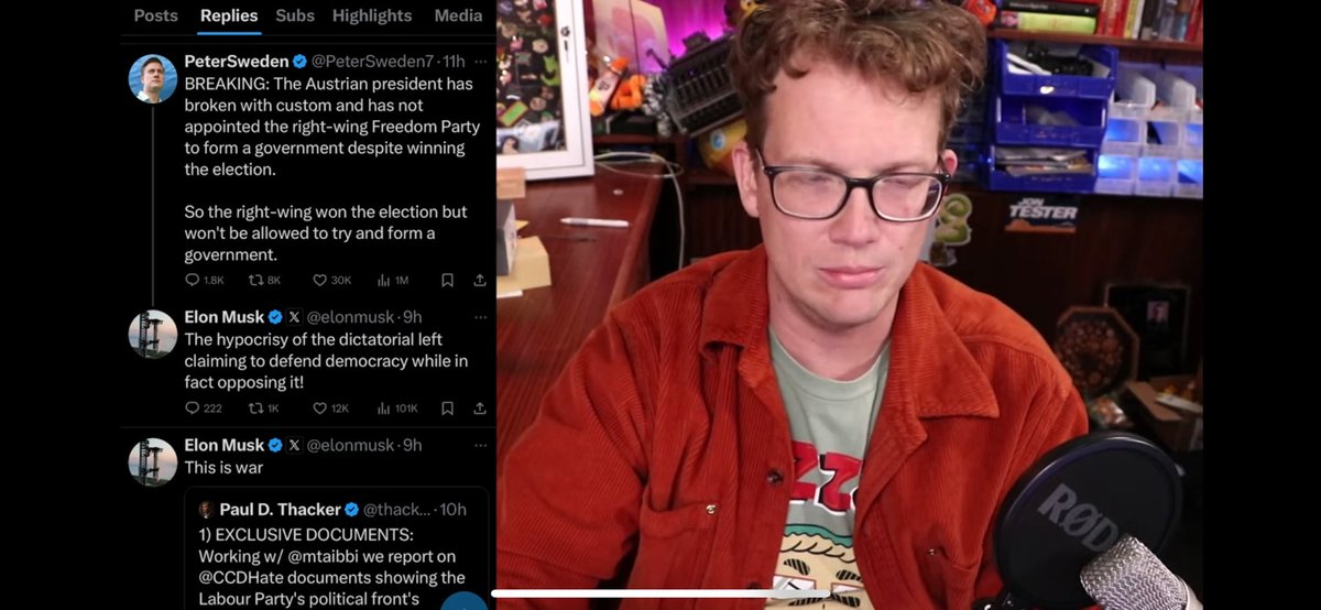 Adam Cochran (adamscochran.eth) (@adamscochran) on Twitter photo A great video from <a href="/hankgreen/">Hank Green</a> fact checking “facts” Elon believes, and in just 24 hours of tweets he filled an entire video 😅
youtube.com/watch?v=3u8_fp… A great video from <a href="/hankgreen/">Hank Green</a> fact checking “facts” Elon believes, and in just 24 hours of tweets he filled an entire video 😅
youtube.com/watch?v=3u8_fp…
