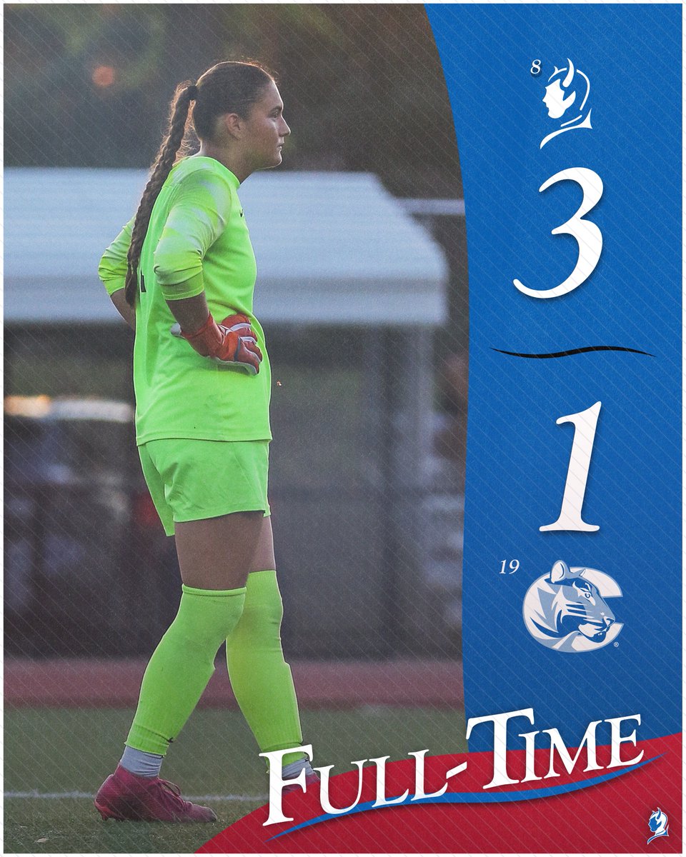 WSOC Update:
Final | No.8 KCKCC 3, No.19 Cowley 1

Your Blue Devils (12-0-5) keep the undefeated season rolling after taking down the Tigers! They also remain in first place in the KJCCC.🔵😈

#KCKCCProud #HornsUp