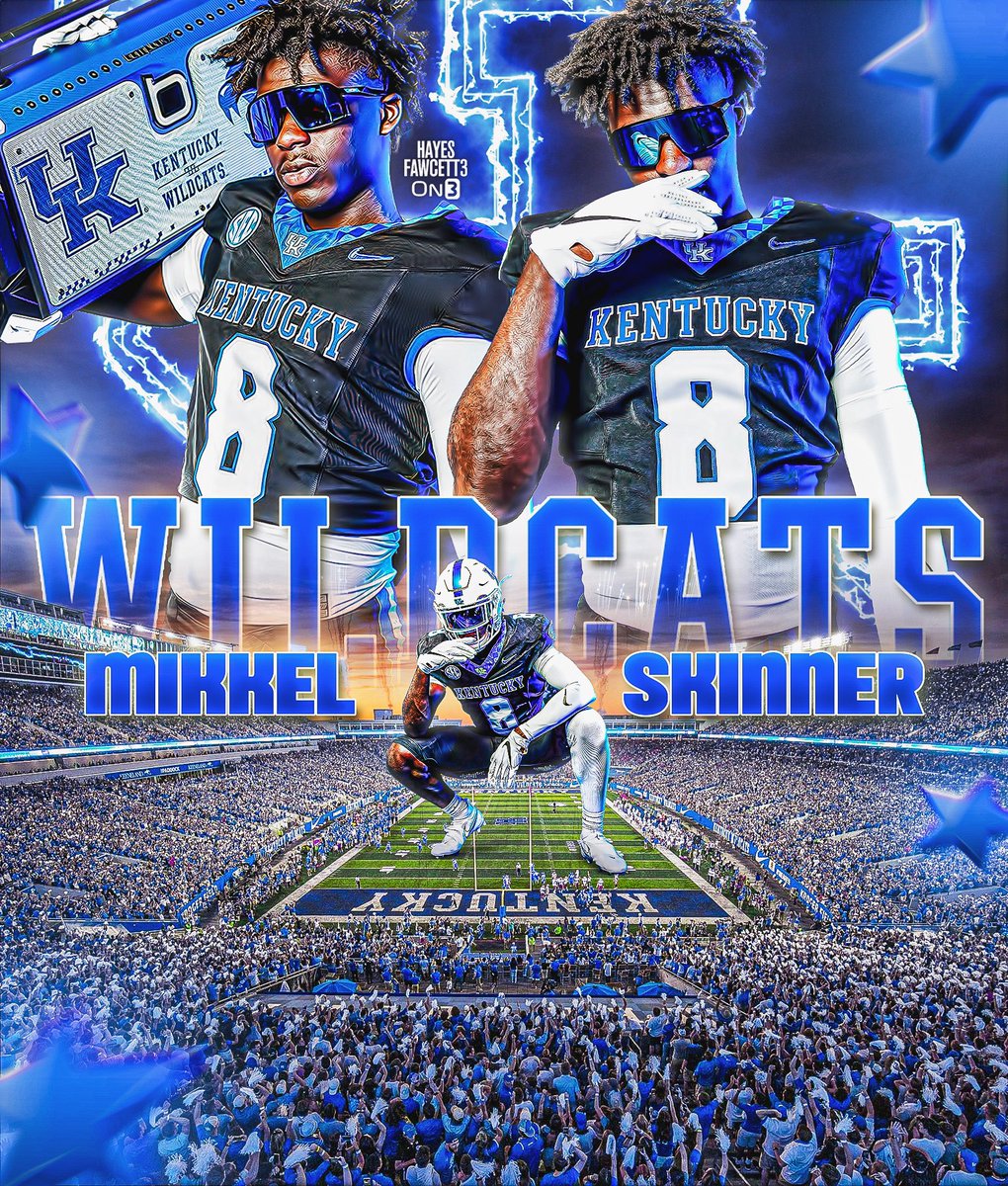 Hayes Fawcett (@hayesfawcett3) on Twitter photo BREAKING: Four-Star TE Mikkel Skinner has Committed to Kentucky, he tells me for <a href="/on3recruits/">Follow @Rivals</a>
The 6’4 220 TE from Greer, SC chose the Wildcats over Ohio State, South Carolina, & Georgia
“I’m locked & loaded let’s do it #ovawit”
on3.com/news/four-star… BREAKING: Four-Star TE Mikkel Skinner has Committed to Kentucky, he tells me for <a href="/on3recruits/">Follow @Rivals</a>
The 6’4 220 TE from Greer, SC chose the Wildcats over Ohio State, South Carolina, & Georgia
“I’m locked & loaded let’s do it #ovawit”
on3.com/news/four-star…