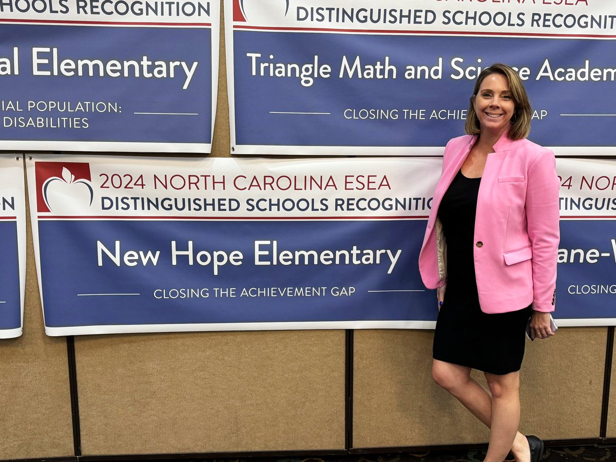 mere_mere_mere's tweet photo. BIG NEWS!!! 🎉🪩🪅🥳

New Hope Elementary was recognized today as one of the Top 10 Title I schools in the state of NC nominated for the National ESEA Distinguished Schools Award in Category 2 – Schools That Have Closed The Achievement Gap Between Student Groups!

@NHVoyagers https://t.co/brb164KuLY