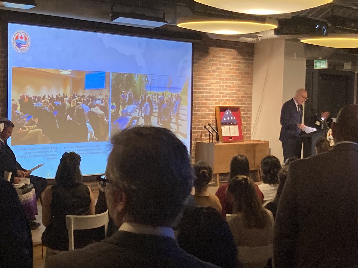 Good to be attending the <a href="/IJCsharedwaters/">IJC - International Joint Commission</a> semi annual in Ottawa to share about science priorities for the Great Lakes. Thks for mentioning the <a href="/IAGLR/">IAGLR</a> annual conference!