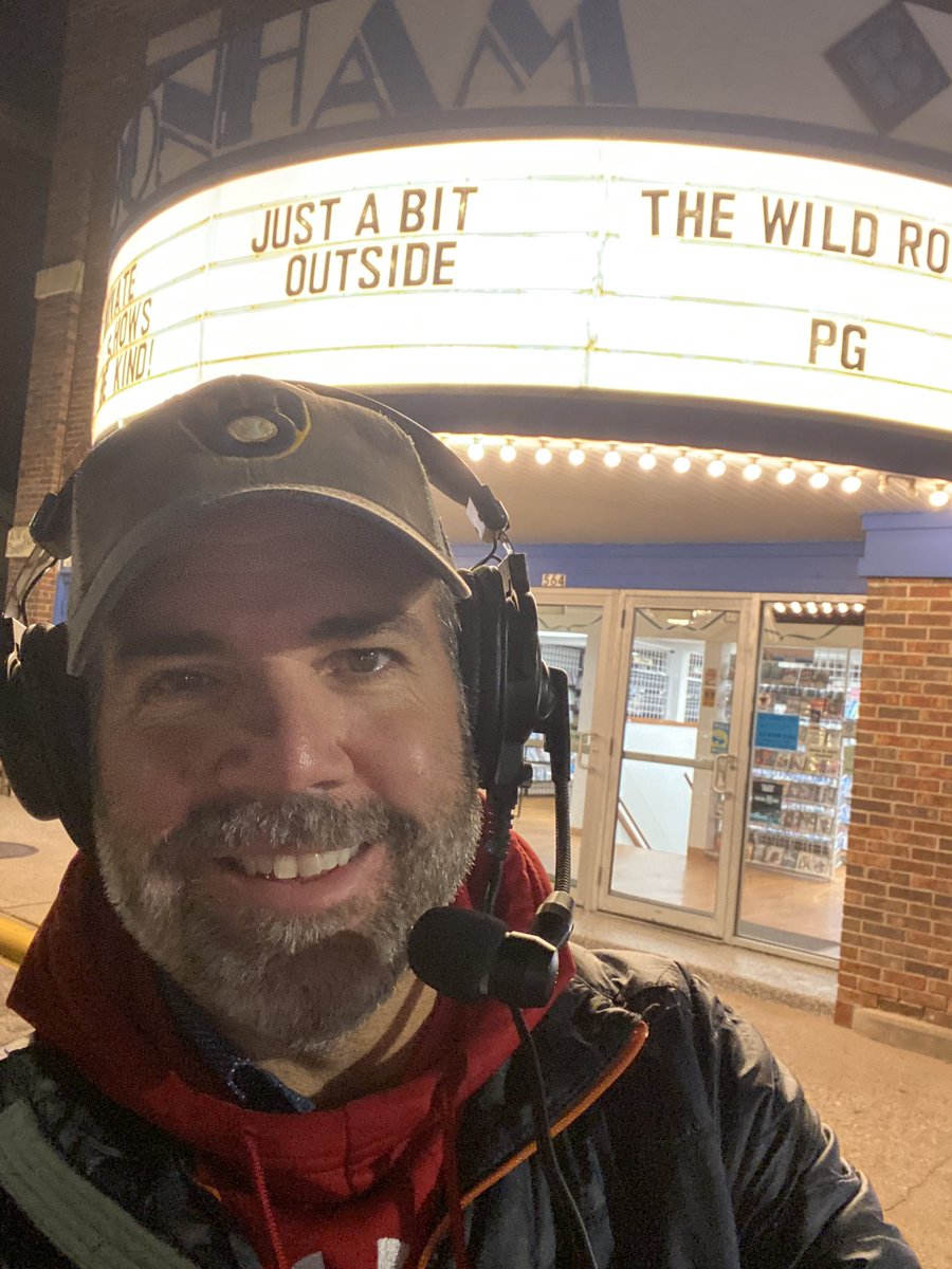 toddallbaugh's tweet photo. What a blast joining @peteschwaba on #NiteLite live in front of the Bonham Theatre in Prairie du Sac talking about the final showing, tomorrow, of @JABOthemovie in WI! Go to https://t.co/WO07BalZ9a for local showtimes! #FilmOfTheFall #TakeTheFamily https://t.co/VUhsLtPYLG