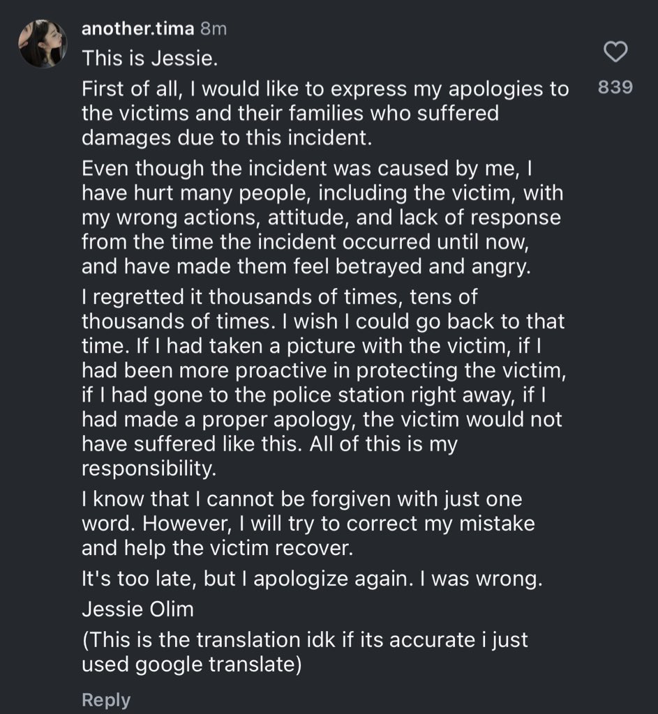 namjuddaeng's tweet photo. imagine getting sued and hated by the whole country bcs two men started fighting next to you.... this is what our girl jessi is going through, idk when koreans are going to stop this shit https://t.co/btiShnvw4S