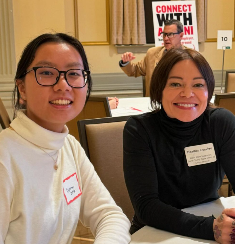 UWMadisonLS's tweet photo. Scenes from tonight's [RE]Connect: Identity at Work event at Memorial Union. Our friends at @UWSuccessWorks invited L&amp;S alumni from a range of academic majors to come talk to current students about potential career paths. @WisAlumni #WeAreLS https://t.co/Mvsj2ZgIqg