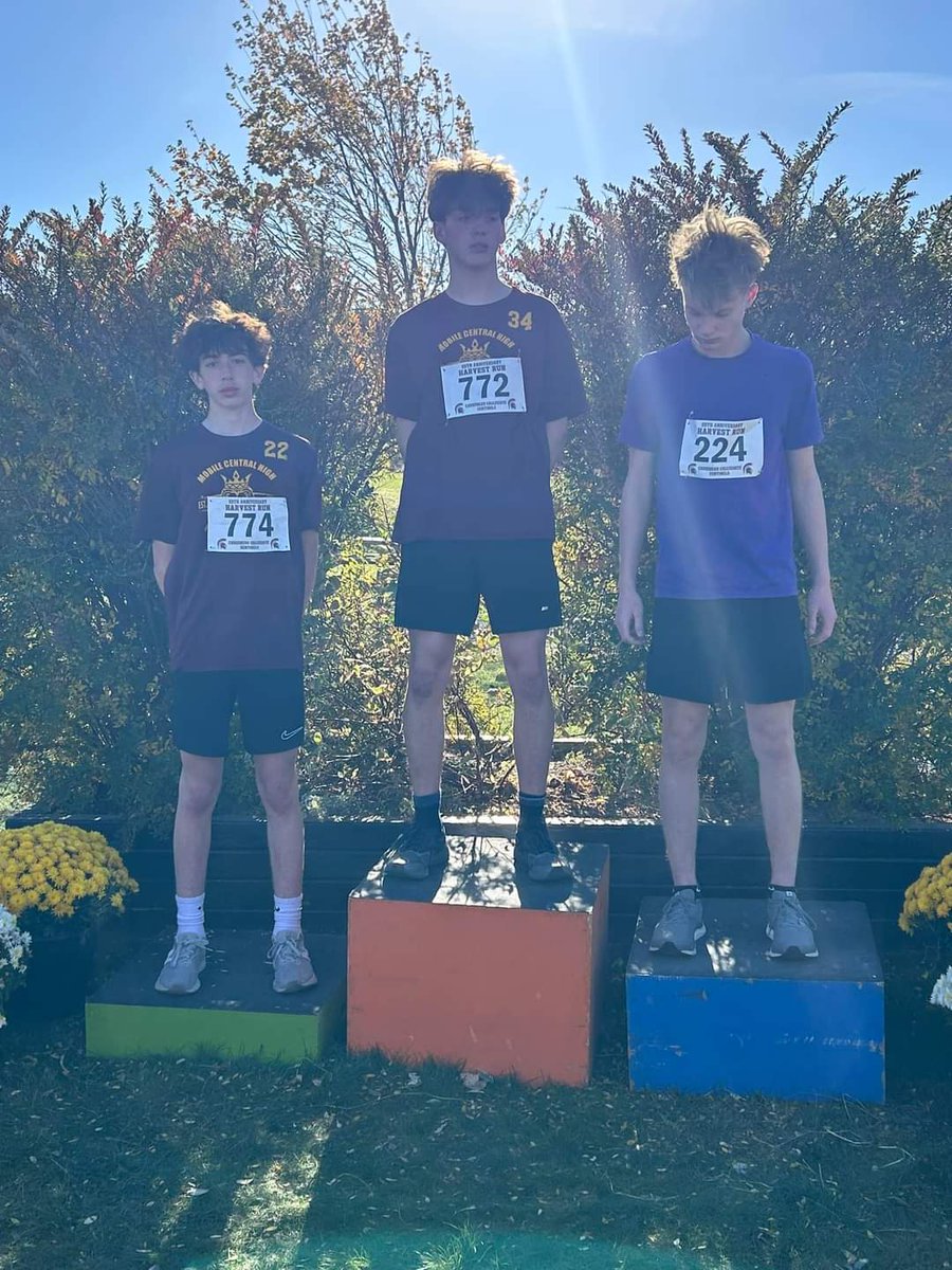 Our <a href="/MCHSMonarchs/">MCHS - Mobile High</a> had many runners in the podium!
Gr6 Girls - Claire 1st, Maggie 2nd, &amp; Faith 3rd.
Gr7 girls - Rhéa (1st in jh girls)
Gr7 boys - Jake 1st
Gr9 girls- Megan 3rd
Gr9/jh boys - Austin 1st, Cohen 3rd
Gr10 girls - Zoe 1st(&amp;overall), Gracie 3rd.
Amazing! <a href="/MCHSAthleticsNL/">MCHS Athletics</a>