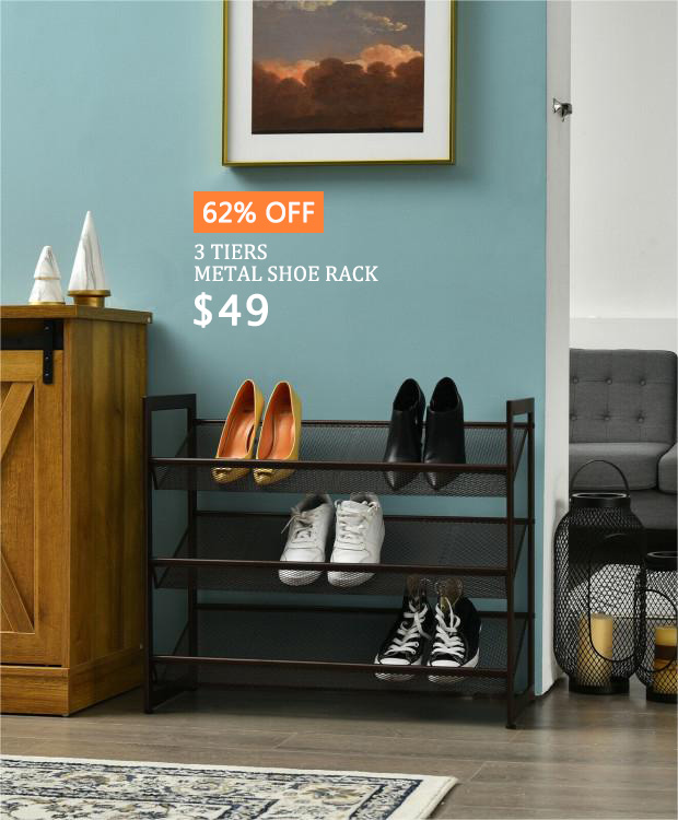 Costway_com's tweet image. Walking in to see shoes partying at the entry—scattered everywhere.😅
👟👠If you feel the same way, try Costway's metal shoe rack, it saves space and holds up to 12 pairs. Perfect for heels and boots too👉reurl.cc/2jRxNa
10% OFF coupon code: GSPTWAA

#organizedhome