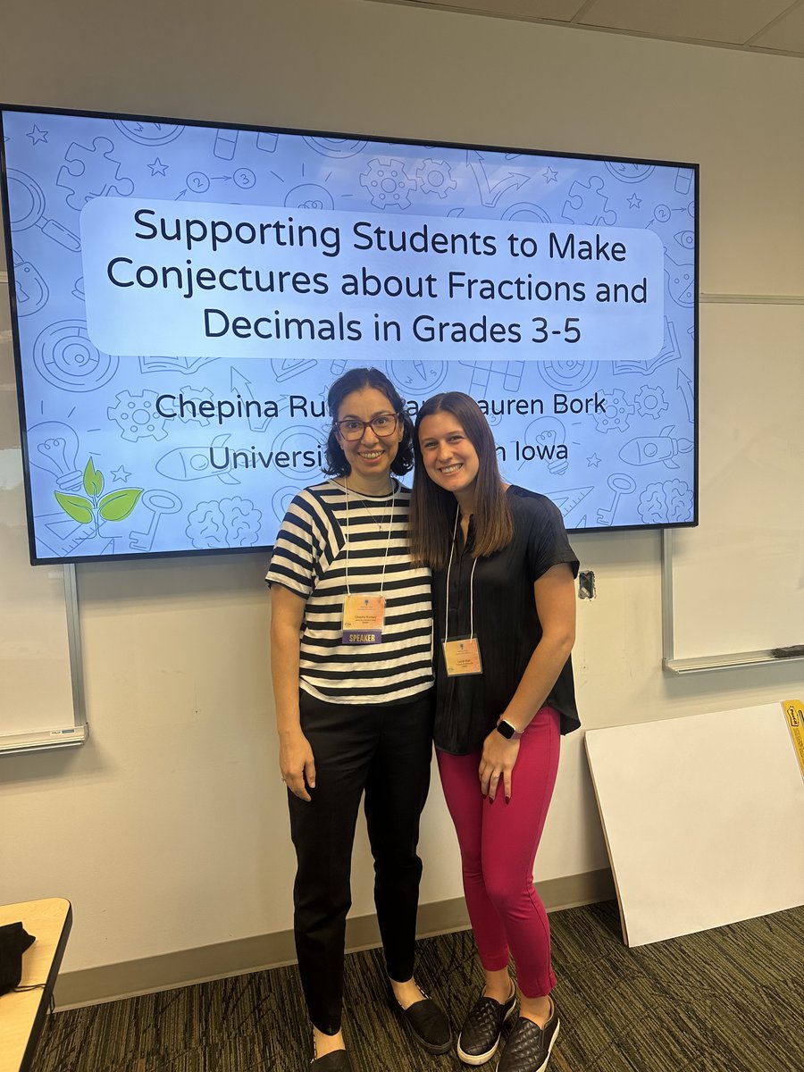 So proud of Lauren Bork who presented at the <a href="/IowaMathTeach/">Iowa Math</a> conference yesterday! This work will contribute to the second book, Reigniting Math Curiosity with Learners in Grades 3-5!