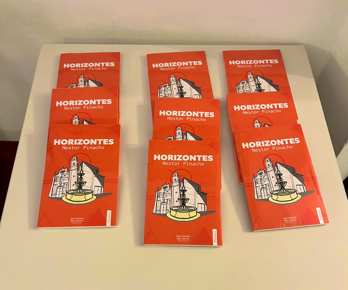 librosdelperro's tweet photo. Hoy presentamos _Horizontes_, la más reciente novela de @PinachoNestor 
Comentarios de @danielhurtado_c 

Agradecemos mucho a @TeCuento2017 por el espacio y la atención. 

🔸🟧🧡🔶🤍💫 https://t.co/yFeBqMCvOf