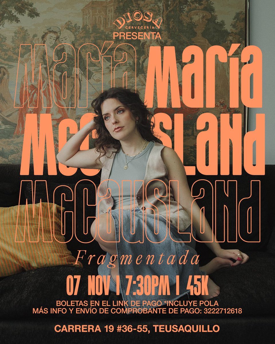 #Bogotá hermosa, nos vemos el 7 de noviembre en #DiosaCervecería para cantar todas las canciones de #Fragmentada 🎟️Boletas en: checkout.wompi.co/l/vQT2Ev