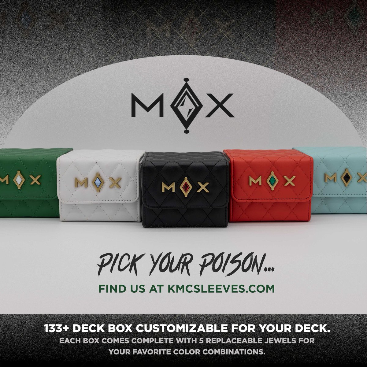 Robert Taylor🔥 (@fireshoes) on Twitter photo Got stocked up with new sleeves and a sweet new deck box, the Mox Luxury 133+ deck box from <a href="/kmcsleevesusa/">KMC USA X M♢X</a>! They are debuting this weekend at MagicCon Vegas, but you can win one now! Just follow me and KMC and retweet this for your chance at free Mox deck box! #mtg #MCVegas #ad Got stocked up with new sleeves and a sweet new deck box, the Mox Luxury 133+ deck box from <a href="/kmcsleevesusa/">KMC USA X M♢X</a>! They are debuting this weekend at MagicCon Vegas, but you can win one now! Just follow me and KMC and retweet this for your chance at free Mox deck box! #mtg #MCVegas #ad