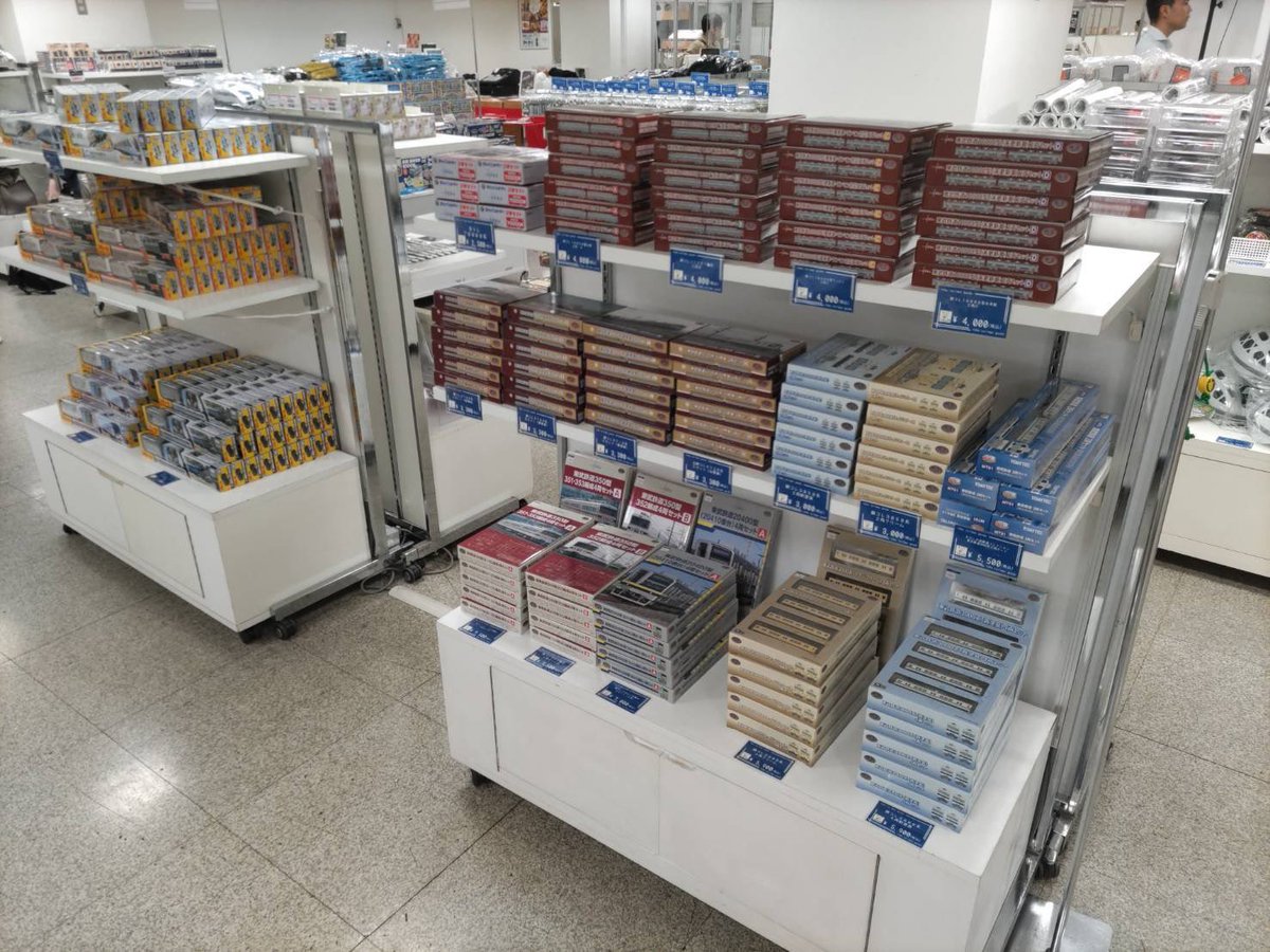 本日より東武百貨店船橋店6Fで鉄道グッズ販売会を開催、もう間も無く