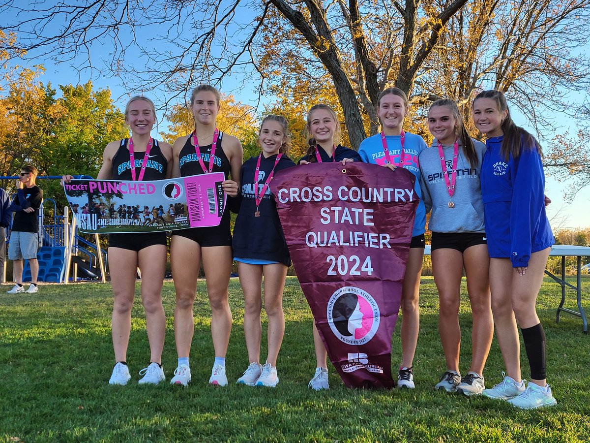 YOUR Spartans 🏃‍♀️ ARE:
Regional CHAMPIONS 🏆 
<a href="/IGHSAU/">IGHSAU</a> State BOUND 
Ticket PUNCHED 
Spartan Nation Proud!
#TicketPunched 
#SpartanNation