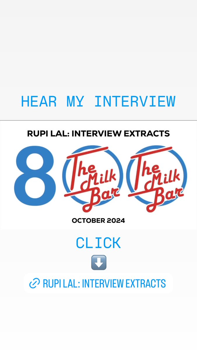 RupiLal's tweet photo. Hear my #interview on the 800th episode of #TheMilkBar w/@JasonForrest72 - click link https://t.co/f0sxgjAwyK
Talking all things #BeetlejuiceBeetlejuice #TheatreInEducation #TheOpenSpace #Acting #Actor #TheRupiAndDanShow https://t.co/Iln0RfqYe4