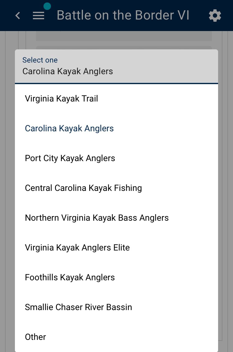 CarolinaYakAngl's tweet image. Choose a club when you register! You don’t have to be a club member to fish the event, but you can represent a club, use their ID card to support their sponsors, etc.

#CKA #NVKBA #FKA #VKT #BuggsIsland #VanceCounty #PCKA #VKAE #VKT #smalliechaserriverbassin