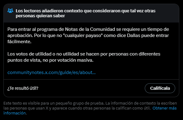 DalasReview's tweet photo. Papeándome a los tristes que ponen notas de la comunidad y se creen guays.
Requisitos para escribir "notas de la comunidad":

- Tener número de teléfono (wow)
- Una cuenta registrada desde hace 6 meses (😱)

Los payasos que escriben notas:

"Zoi ezpezial podke ezkibo notaz🤓"

¿Y quiénes aprueban esas "notas" que son el "adalid de la verdad"?
Pues los payasos que son igual de fracasados que ellos, dándole like a su misma mierda.

Con lo cual, desinformación a full, y simplemente funciona por VOTOS.

Para que veáis una vez más, la basura infecta que son las "notas de la comunidad" y el asco que dan.

A ver de paso para cuándo aprenden a escribir estos analfabetos que ni mi nombre saben escribir bien.