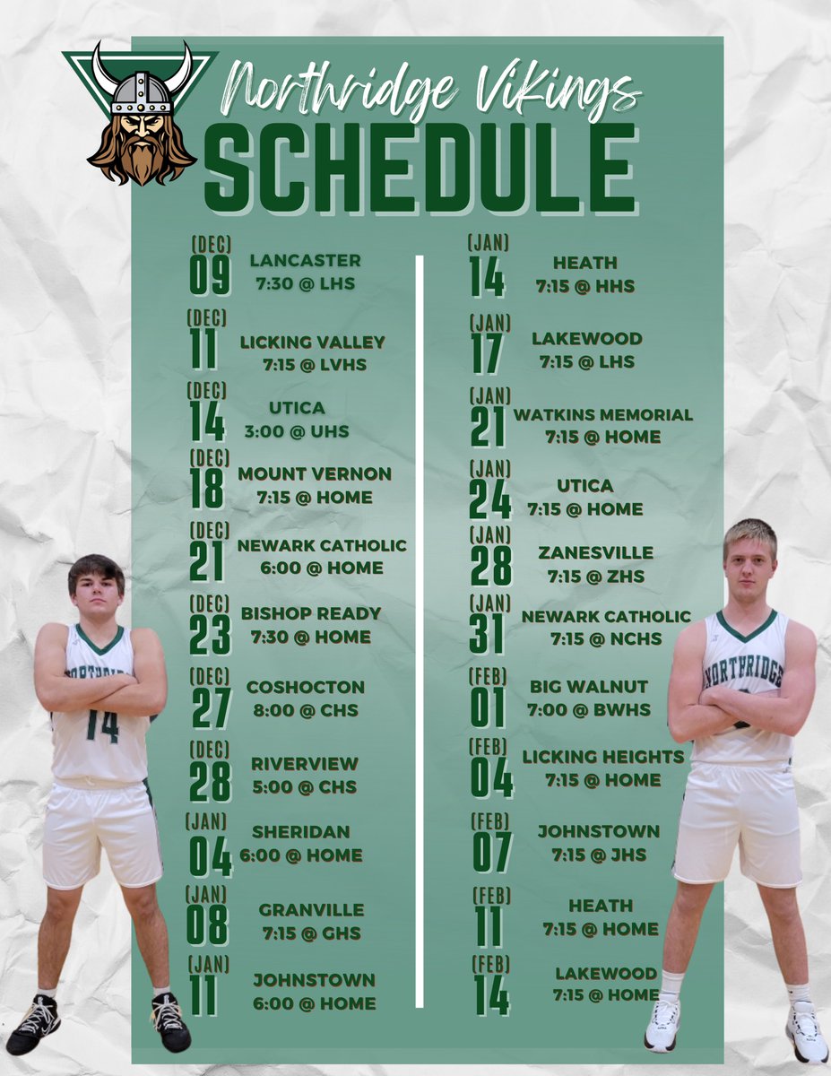 Northridge Viking Boys Basketball tweet media