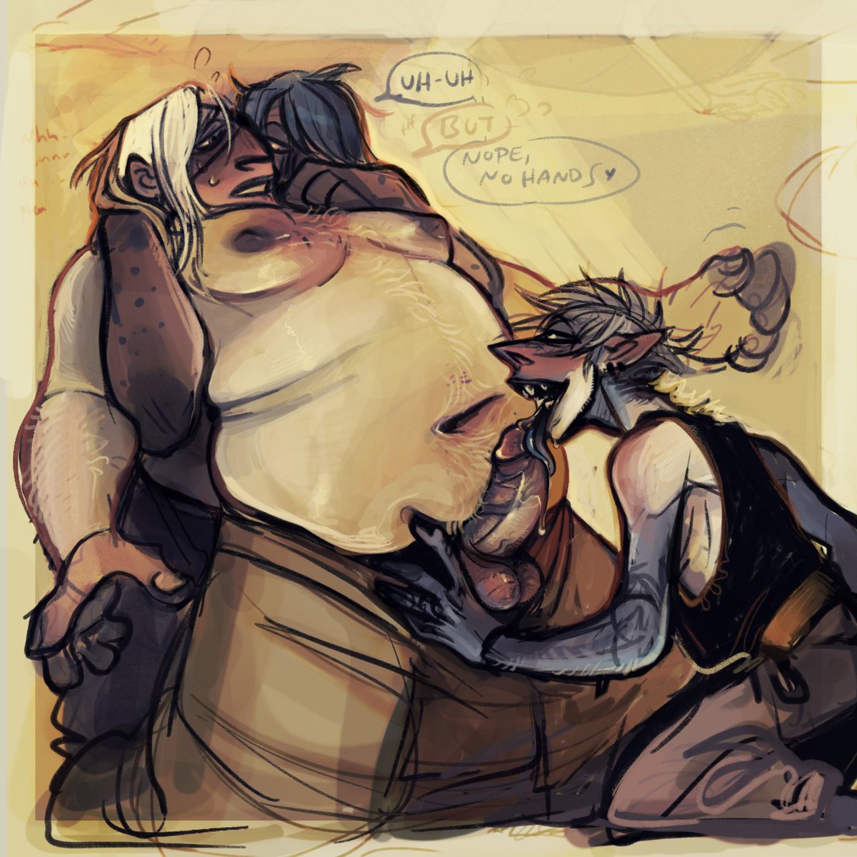 YolkLord's tweet photo. Some more practice with the ancient ocs. Rook and Sam again, now with their girlfriend Lil

Bullying theeem https://t.co/ctofQ5OAII