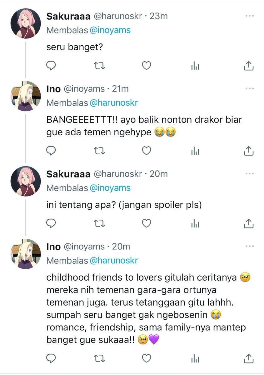 bolacikaio's tweet photo. #shikaino one tweet fanfiction

ino abis nonton love next door 😂 https://t.co/O5d2CqcYBQ