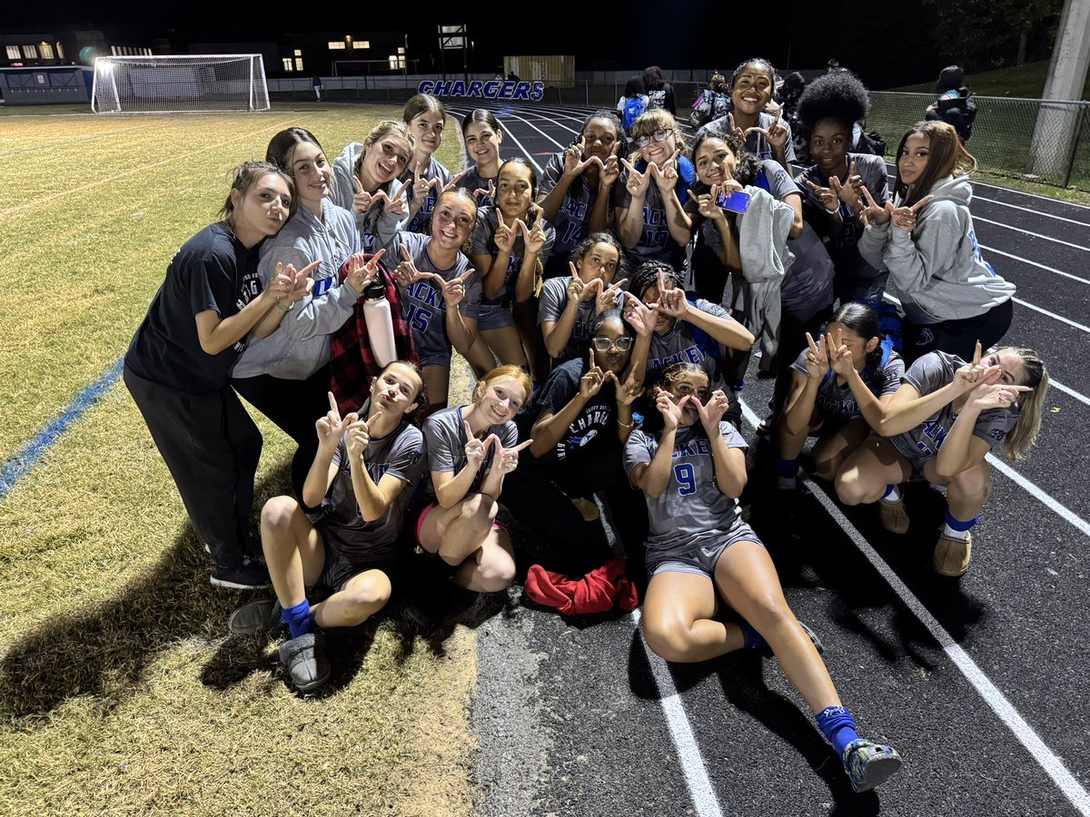 So proud of this team!!! Heading to regional semis💙 LET’S GOOOO! @LackeySports