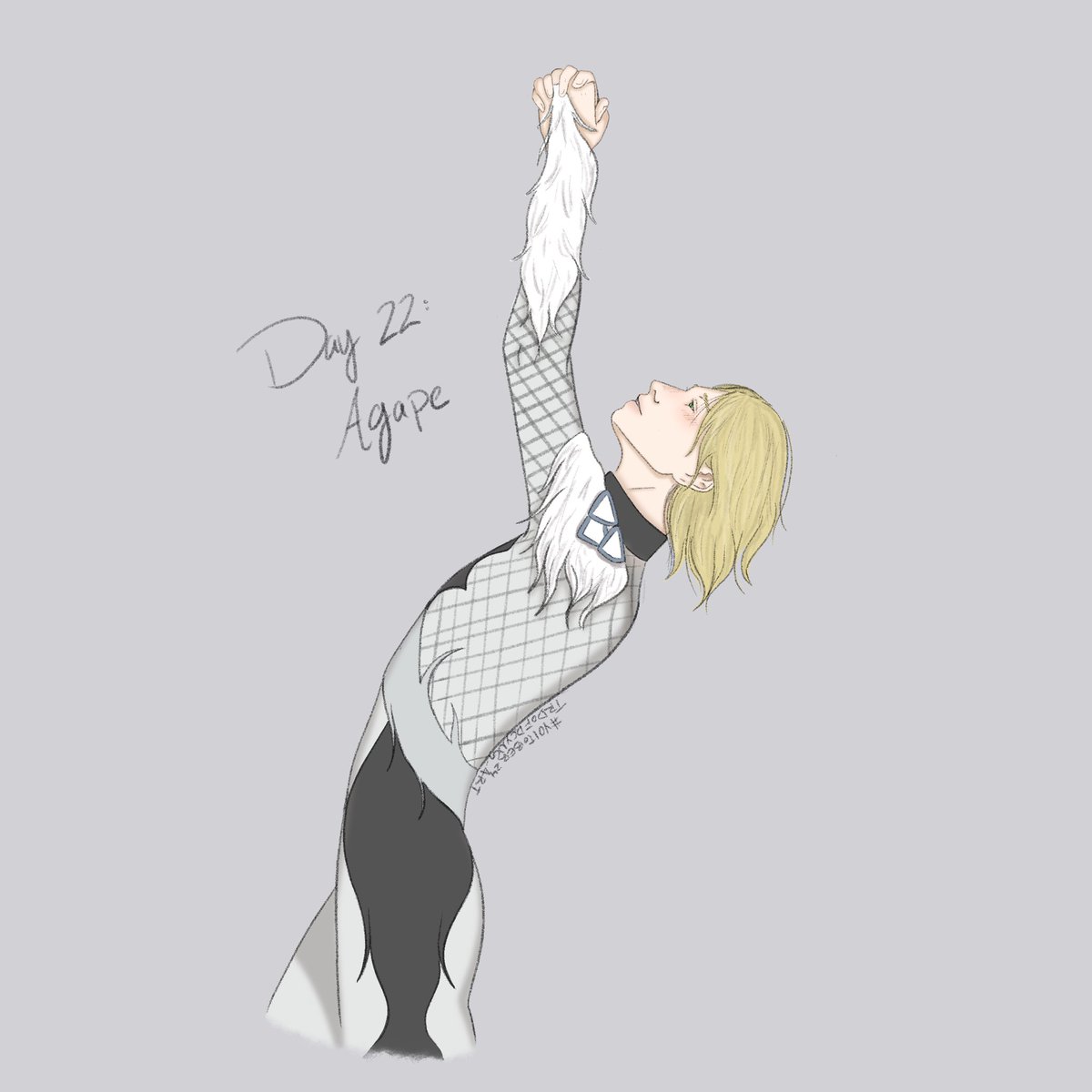 tiredofdecaying's tweet photo. Day 22: Agape
#yoitober #YuriOnIce https://t.co/xOURyaFMV8