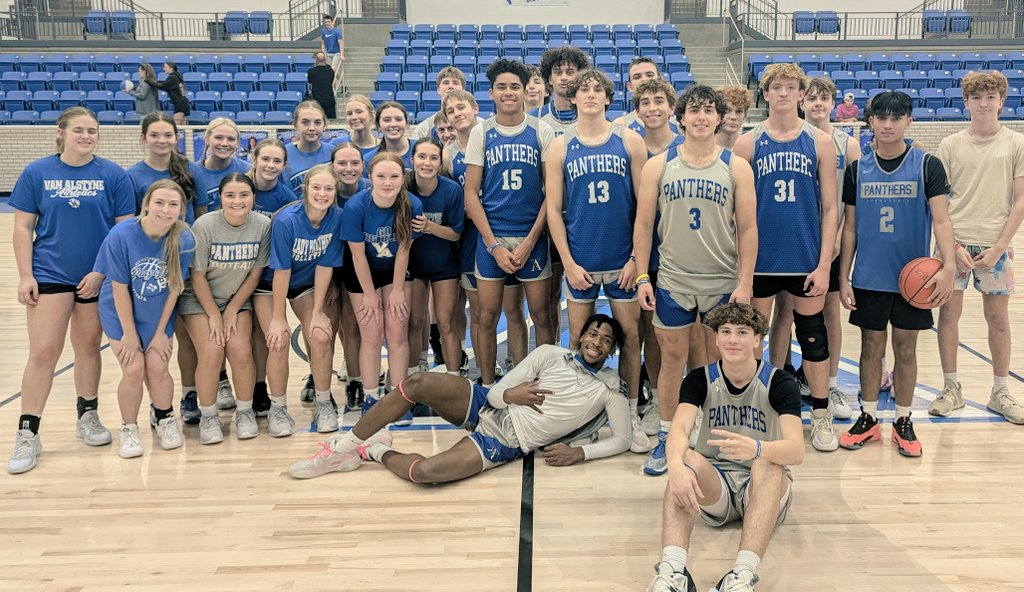Van Alstyne Basketball (@vanalstynehoops) on Twitter photo The 1st annual Hoops Madness is in the books!!
It was a fun night to kick the season off!!
Let's GOOOOOO!!!!
#WinTheDay
<a href="/CoachVansell/">Seth Vansell</a> <a href="/CoachWalkerVA/">Coach Walker</a> <a href="/VAISDAthletics/">VAISD Athletics</a> <a href="/VAHSpanther/">Van Alstyne HS</a> The 1st annual Hoops Madness is in the books!!
It was a fun night to kick the season off!!
Let's GOOOOOO!!!!
#WinTheDay
<a href="/CoachVansell/">Seth Vansell</a> <a href="/CoachWalkerVA/">Coach Walker</a> <a href="/VAISDAthletics/">VAISD Athletics</a> <a href="/VAHSpanther/">Van Alstyne HS</a>