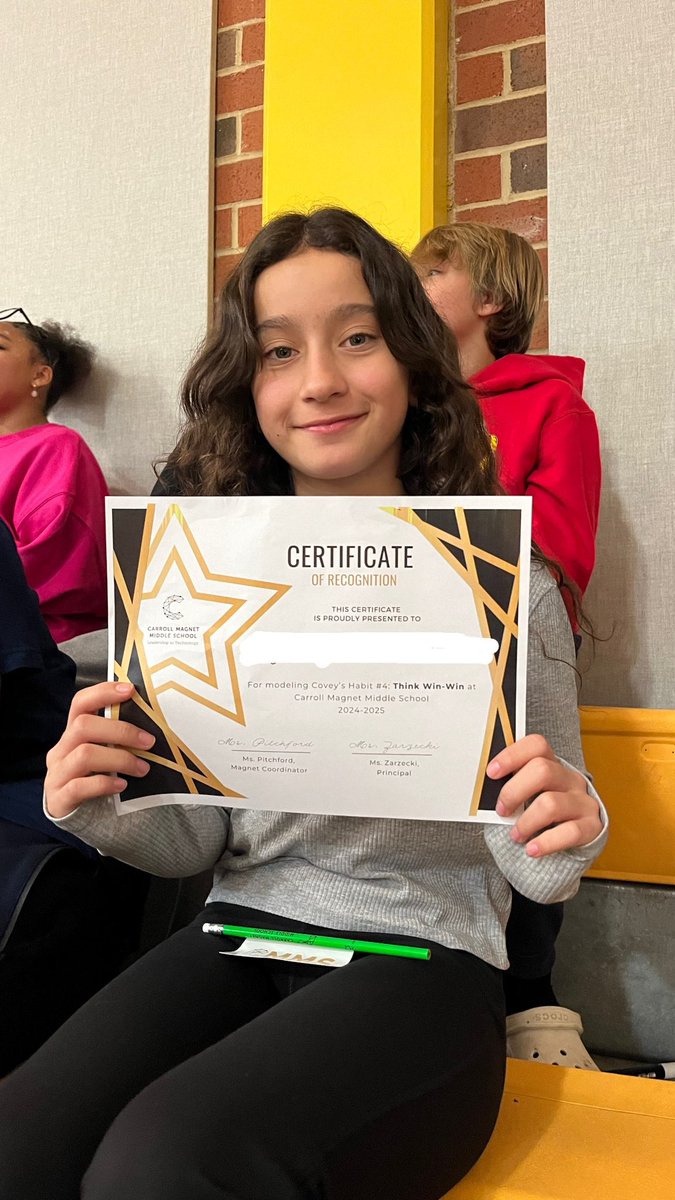 MsDempseyESL's tweet image. I spy some multilingual learners doing amazing things at @CMMSCougars !! Today during grade wide pep rallies, they received awards for representing one of the 7 Habits (Stephen Covey). 🙌