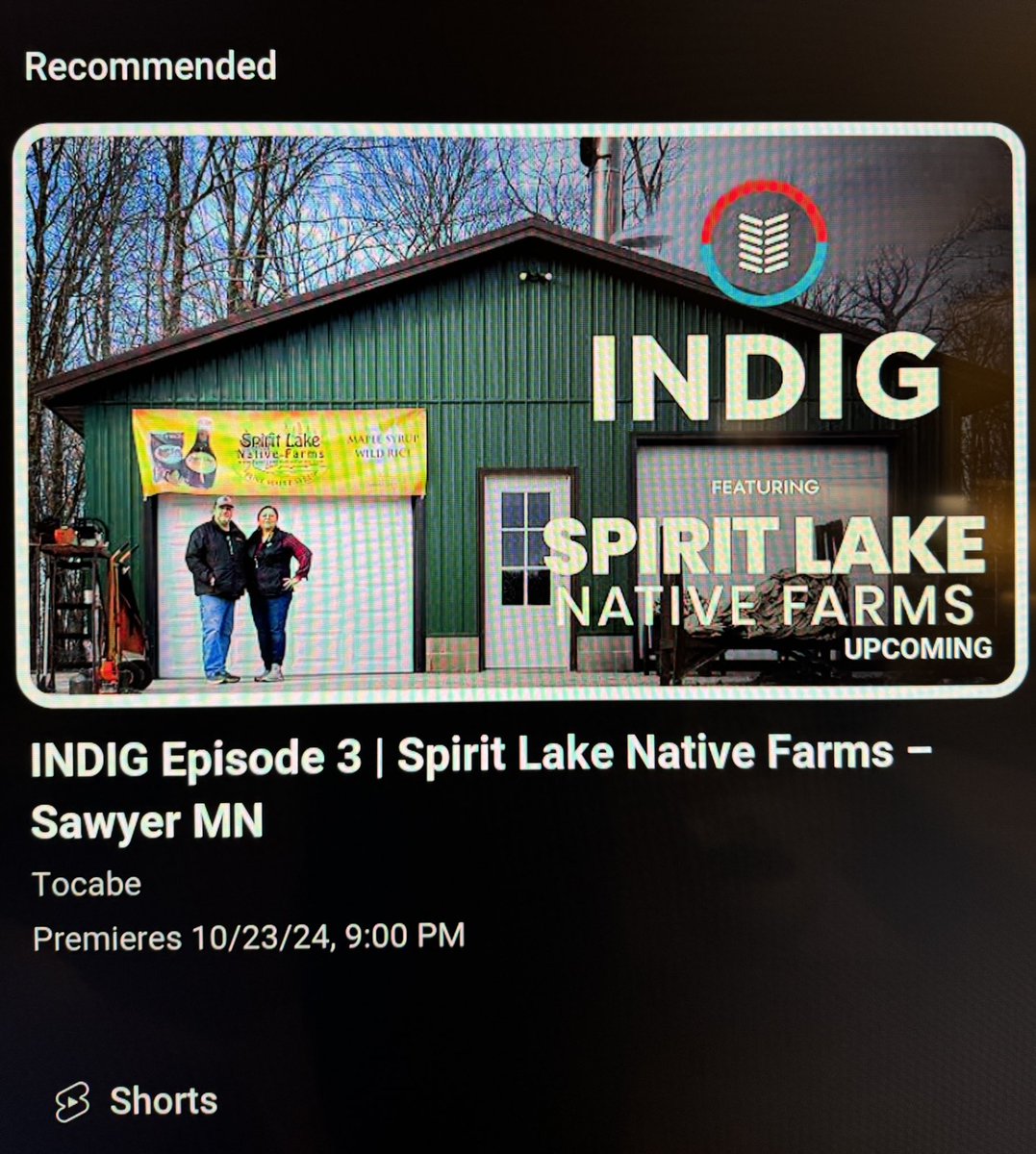 tocabe's tweet image. 🍁 Tonight’s the night! Join us for Episode 3 of INDIG as we visit Spirit Lake Native Farms to learn what makes their maple syrup so special. Catch the YouTube premiere at 9pm (Mountain Time) and join the watch party! 

youtu.be/xZzuaUh8YJM?si… 

#INDIG #SpiritLake #NativeLand