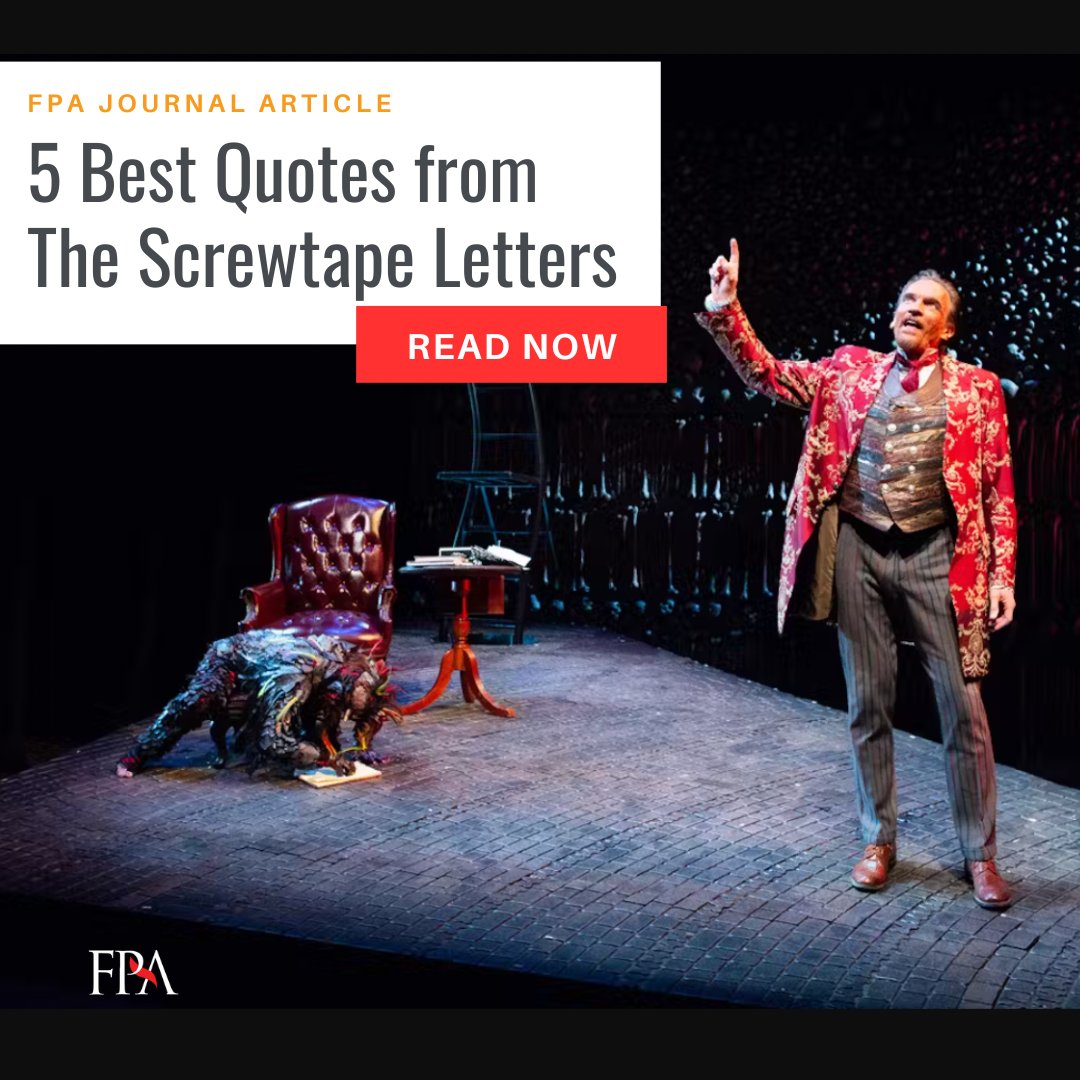 We’ve picked the 5 best quotes from THE SCREWTAPE LETTERS! Read our article and tell us which one resonates with you most in the comments. bit.ly/4hiZ9GE