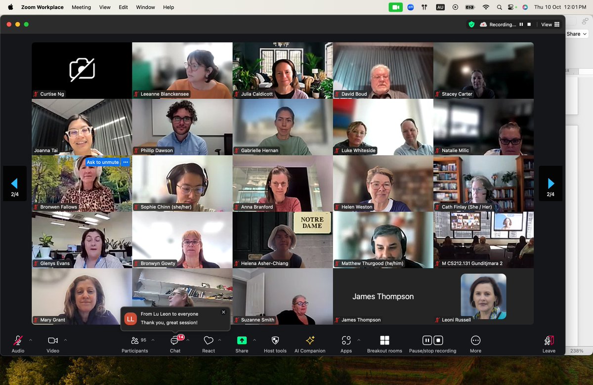 V happy 2 speak about professional #identity, WIL &amp; community of practice in #HigherEducation on this great panel w/ Prof. Michael Tomlinson &amp; Prof. Denise Jackson. Thanks 2 <a href="/ACENau/">ACEN</a> &amp; 150+ attendees. Interested but missed it, here' the video recording👇: acen.edu.au/professional-i…