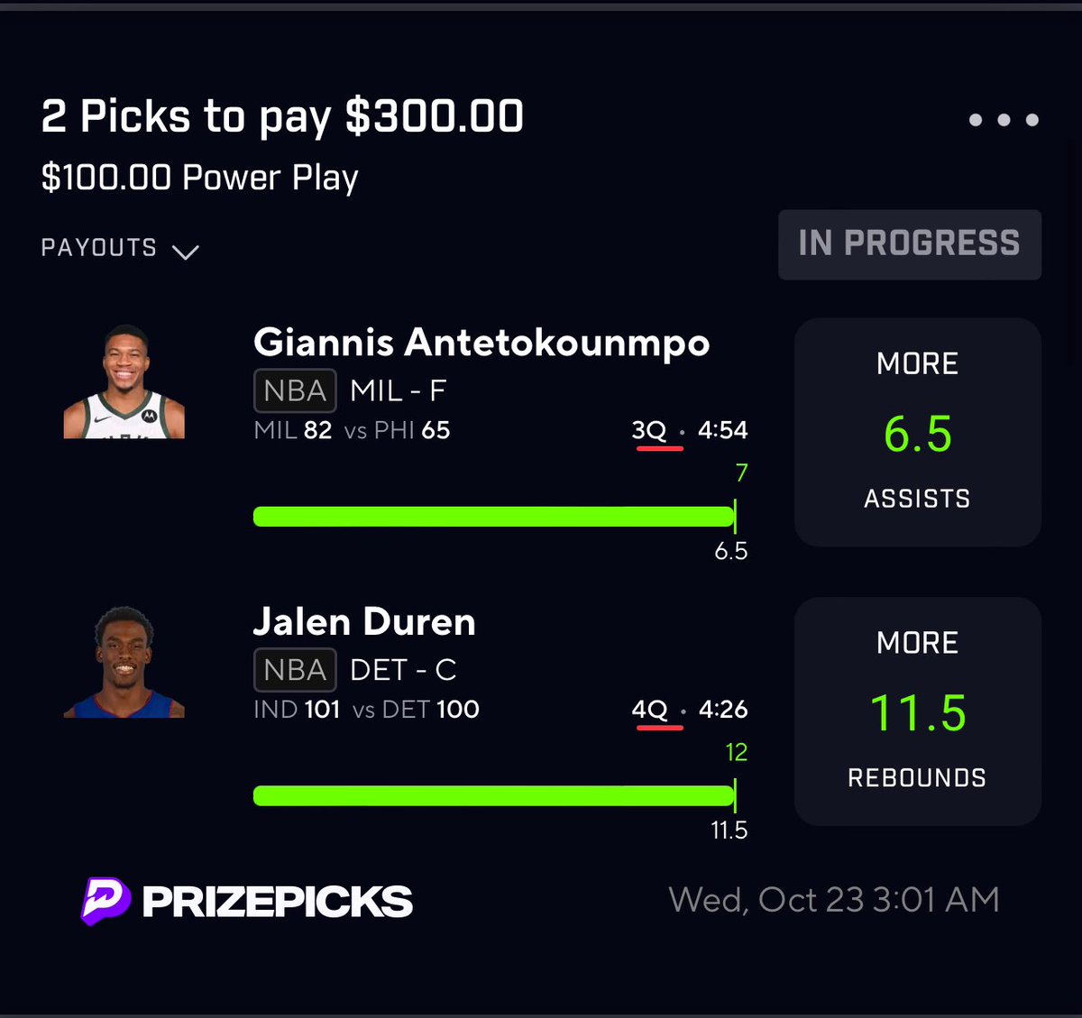 MrGambaholic's tweet photo. 10K+ PENDING OFF #PRIZEPICKS ✅✅✅✅✅✅🚨🚨🚨🚨🚨🚨🚨

like/rt 🤑 $50 winner!!! I’m picking live!!! https://t.co/xYTTGK9DRL