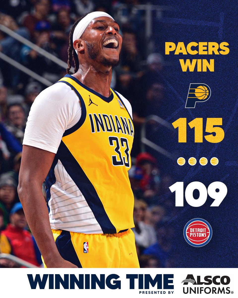 first won down ✔️

#PacersWin