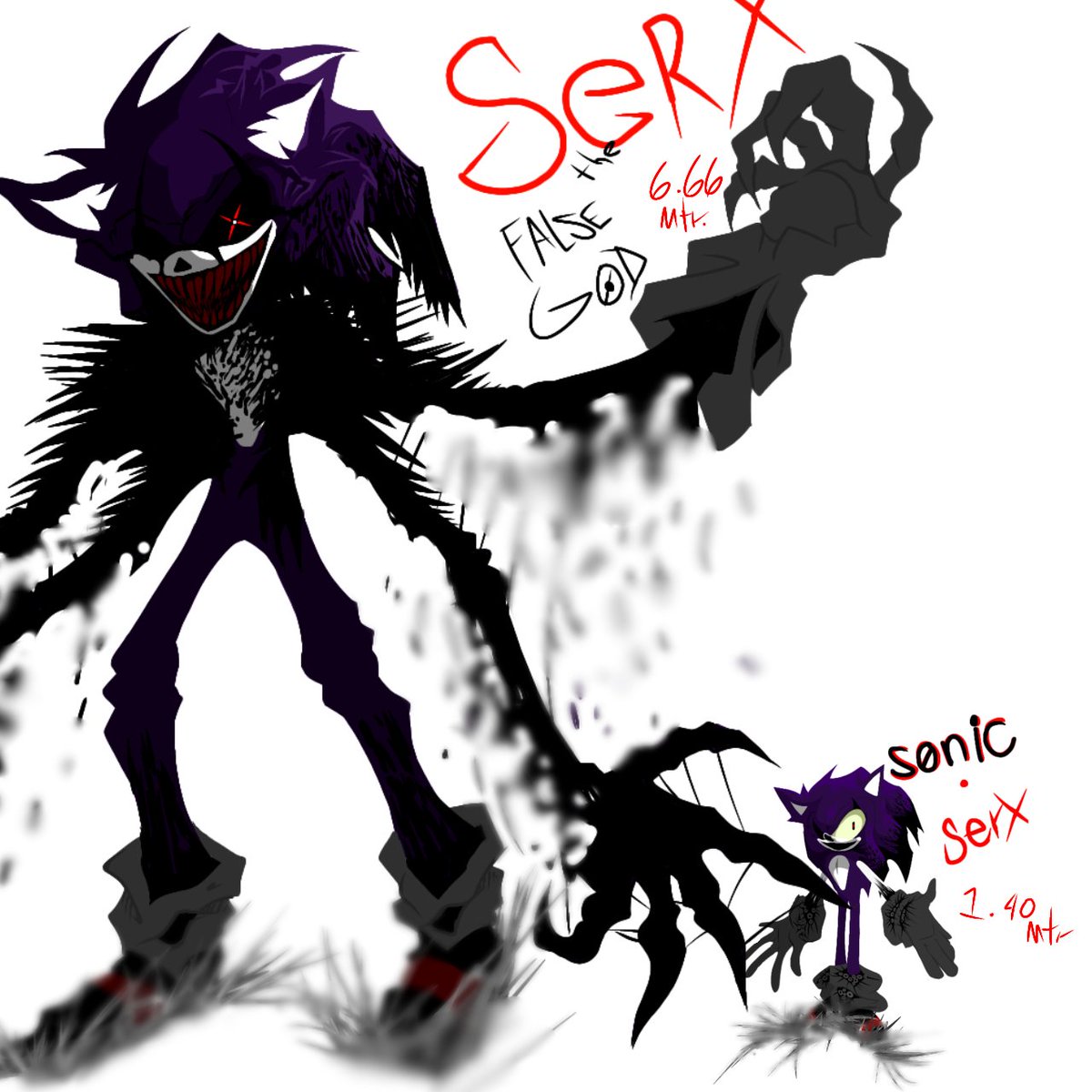 Moon_Artz14's tweet photo. "SERX the false god"
Remastered render with new physics and anatomy #exeoc #sonicexe #sonicexecomunity https://t.co/imWVCz5s2O