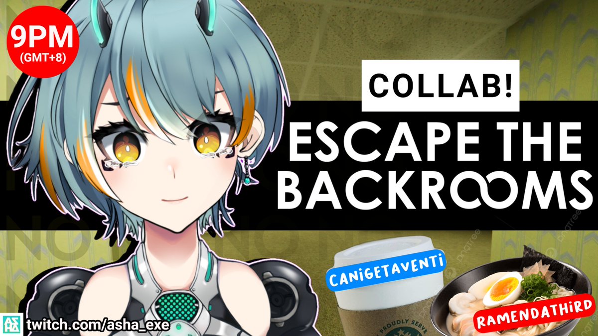 ✨B-DAY DONO DAY 15 (?)✨

GGS BOIS! We are going to the BACKROOMS ~ 👻👻👻 It'll be my first time so I hope it's not /that/ bad wwww

Join me and my friends, <a href="/CanIGetAVenti/">Venti ☕ ベンティ</a> and <a href="/RamenDaThird/">RamenTheThird</a> tonight at 9PM (GMT+8)

See you awooogagwgawgag