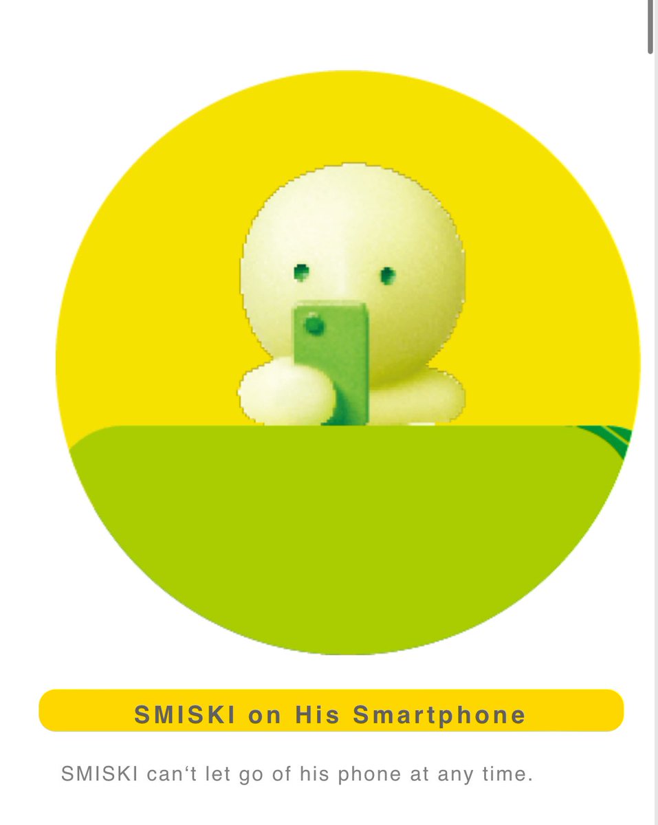 wtb smiski hippers antara 2 inii yg unsealed ya

kalo ada langsung drop price nyaa

t. smiski hippers dozing on his smartphone