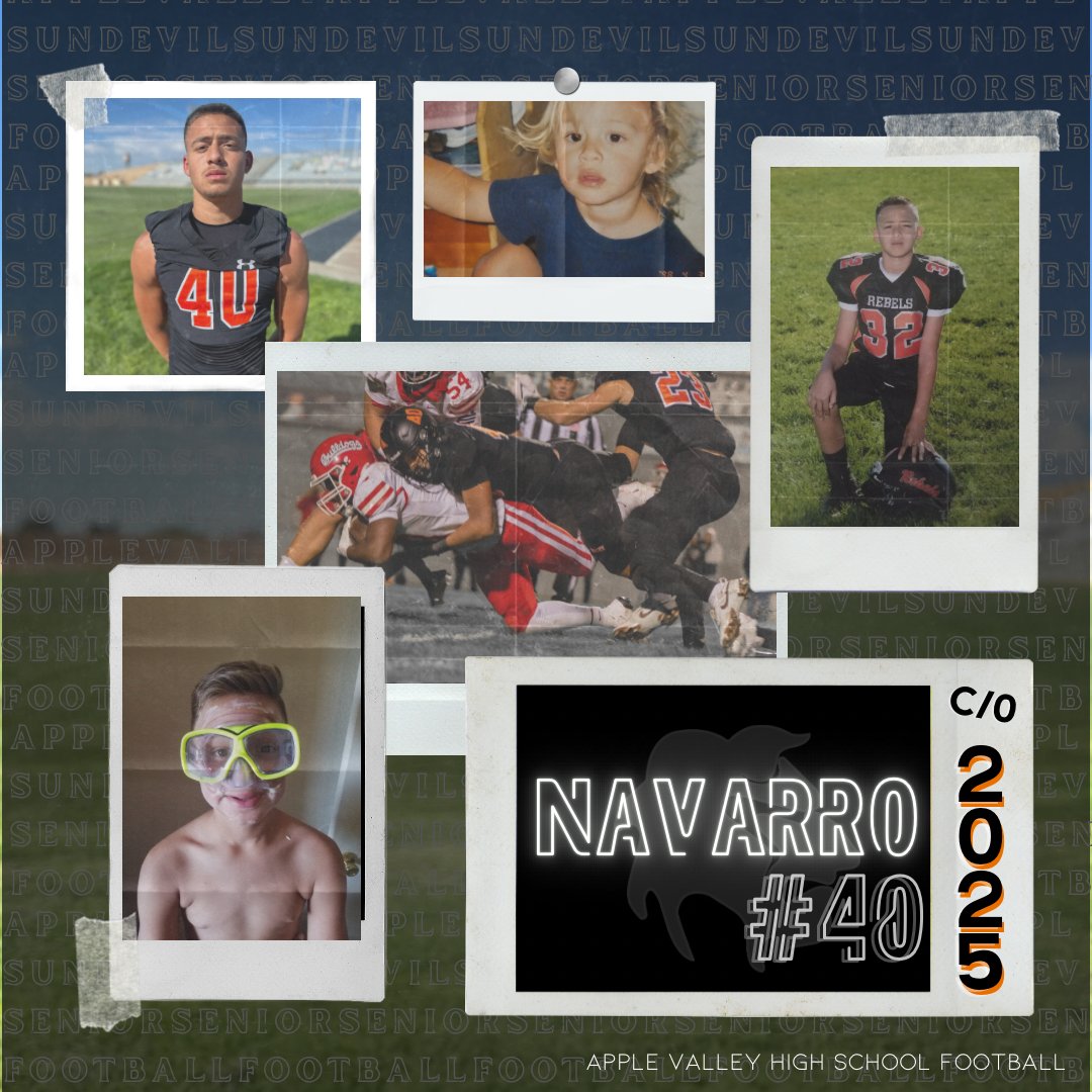 Apple Valley Sundevil Football (@avsundevilfb) on Twitter photo It's senior week at Apple Valley! Time to honor our 23 seniors! Thank you <a href="/ant_navarro40/">Anthony Navarro</a>! It's senior week at Apple Valley! Time to honor our 23 seniors! Thank you <a href="/ant_navarro40/">Anthony Navarro</a>!
