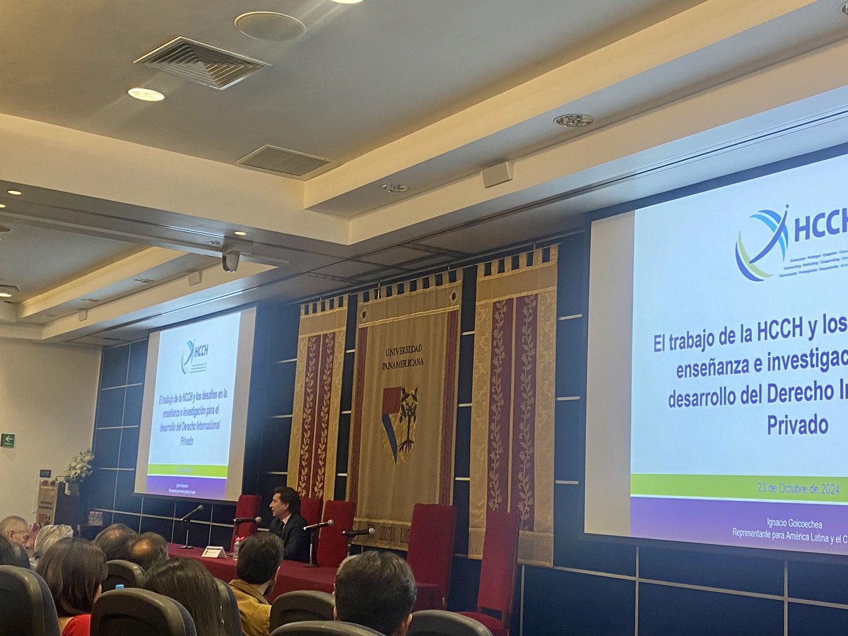 Arrancamos el XLVII Seminario de la Academia de Derecho Internacional Privado y Comparado, con la conferencia del Doctor Ignacio Goicoechea, representante de la Conferencia de la Haya para America Latina. <a href="/derechoup_gdl/">Facultad de Derecho UP Guadalajara</a> <a href="/UPGdl/">Universidad Panamericana Guadalajara</a> <a href="/AMEDIPMX/">AMEDIP</a>