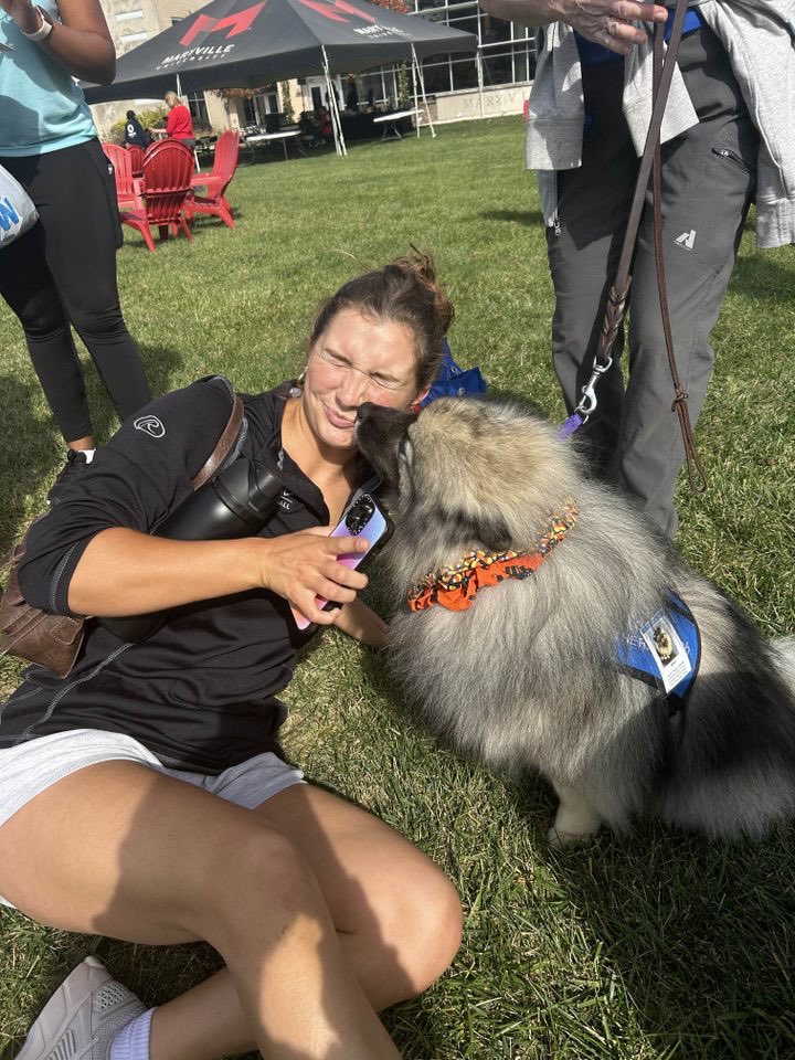 Our players enjoyed Wellness Day on our campus! Lots of great events and activities to mentally reset before the end of the fall semester. <a href="/MaryvilleU/">Maryville University</a>