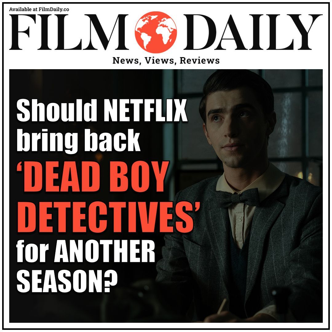 FilmDailyNews's tweet image. Should Netflix bring back ‘Dead Boy Detectives’ for another season? buff.ly/3AaCWd2