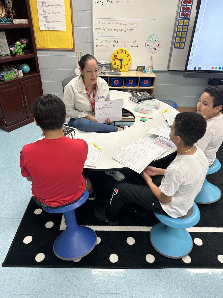 Immersed and engaged in learning … these students and teachers were hitting the mark at TM Clark today! ❤️💙👏