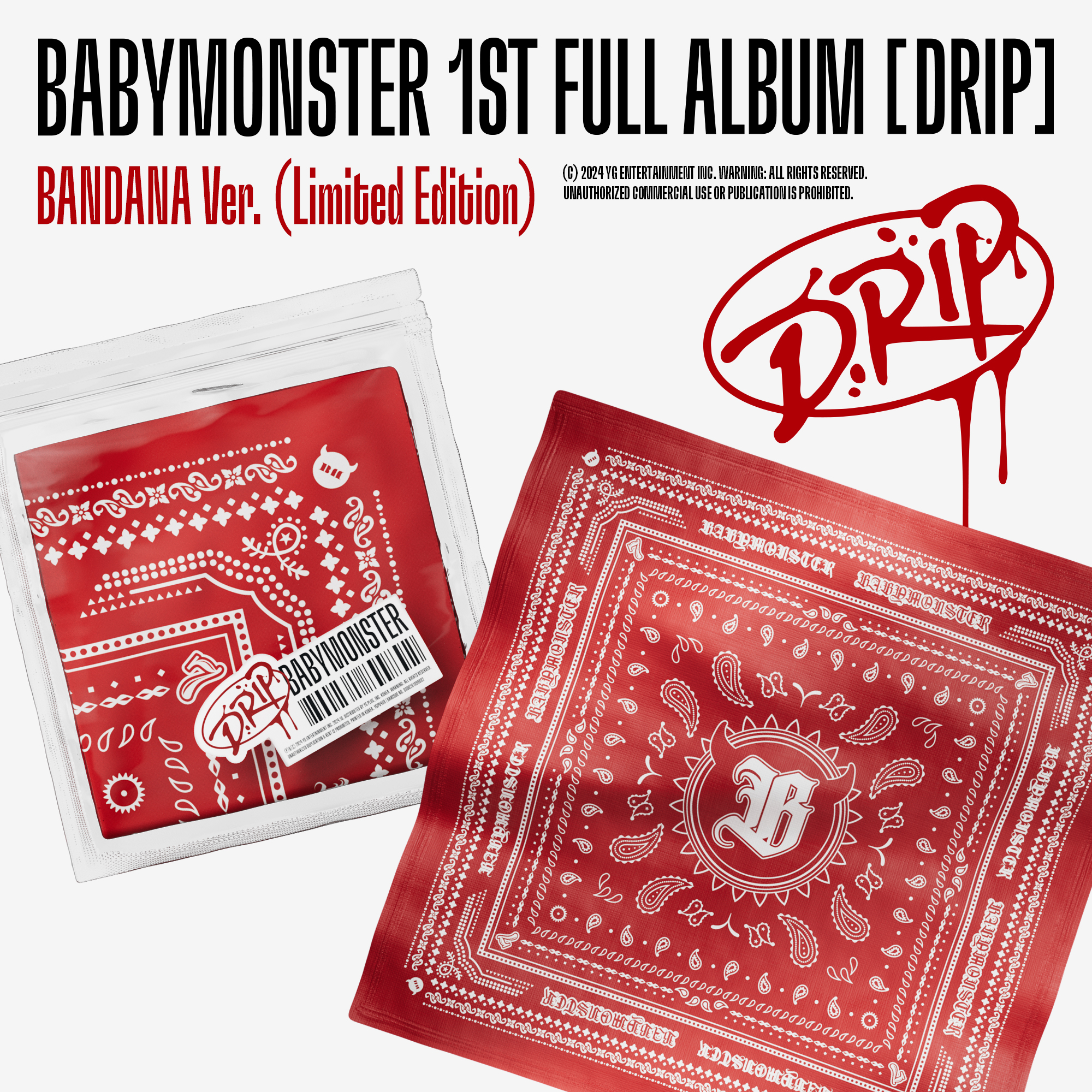 BABYMONSTER Drip YG 予約特典 韓国 中華 中国 14種セット ktown4u.com : [Ktown4u Special Gift] [2CD SET] BABYMONSTER