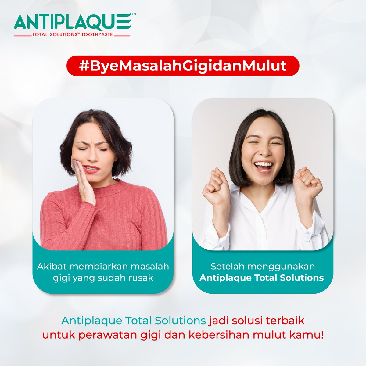 AntiplaqueTST's tweet photo. Sahabat Antiplaque, ekspresi kamu yang mana nih? 👀

Jangan sampai masalah gigi dan mulut mengganggu aktivitas Sahabat Antiplaque ya! Oleh karena itu, selalu rutin gunakan pasta gigi Antiplaque Total Solutions untuk perawatan gigi dan multmu agar dapat katakan https://t.co/HJ1IYm0Wqb