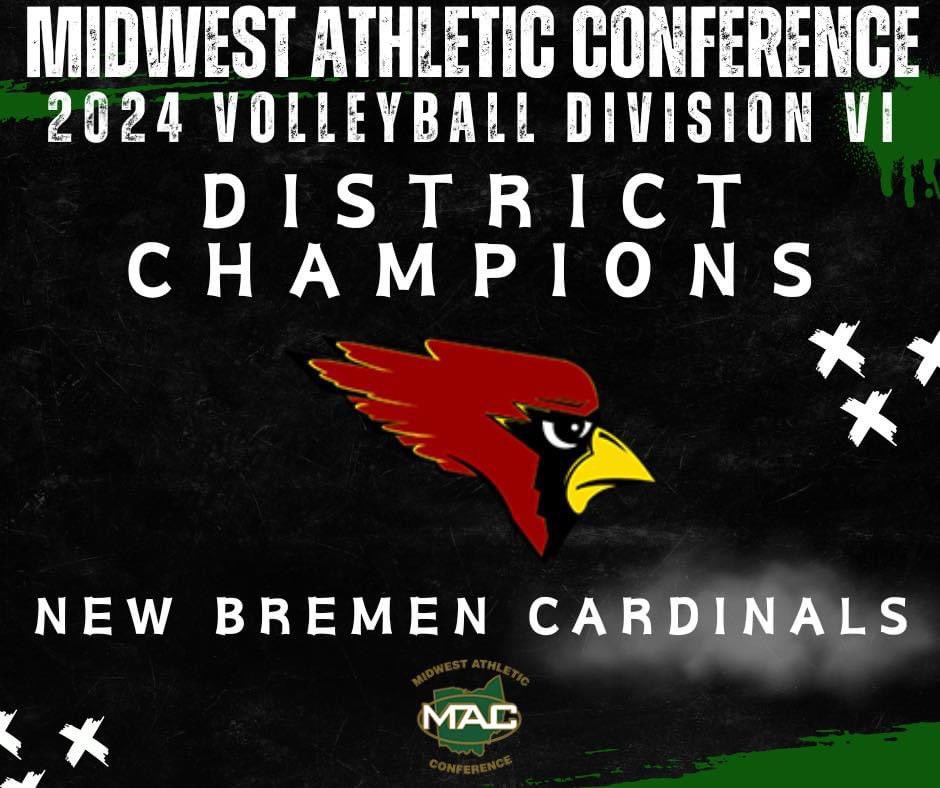 2024 District Champions 🏐❤️💛