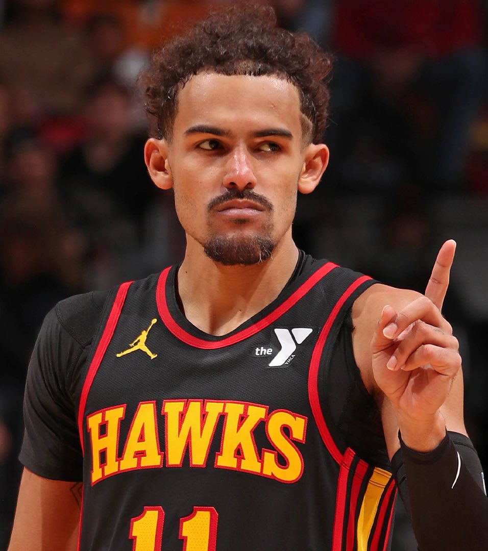 Trae Young tonight:

30 Points
12 Assists
5 Rebounds